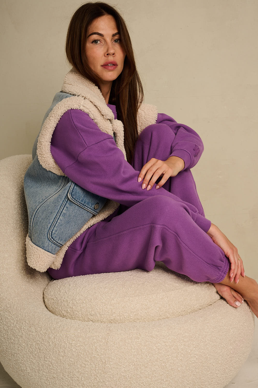 Basic Sweater Purple