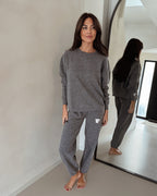 Basic Sweater Dark Grey Melee
