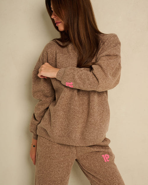 Basic Sweater Brown Melee
