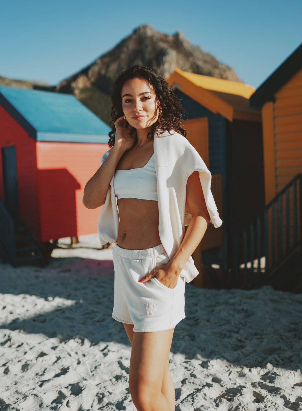 Sweatshorts Creme