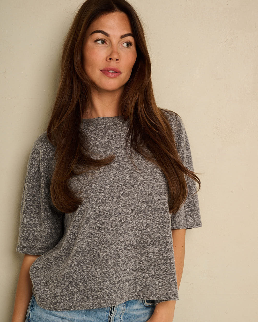 Boxy T Dark Grey Melee