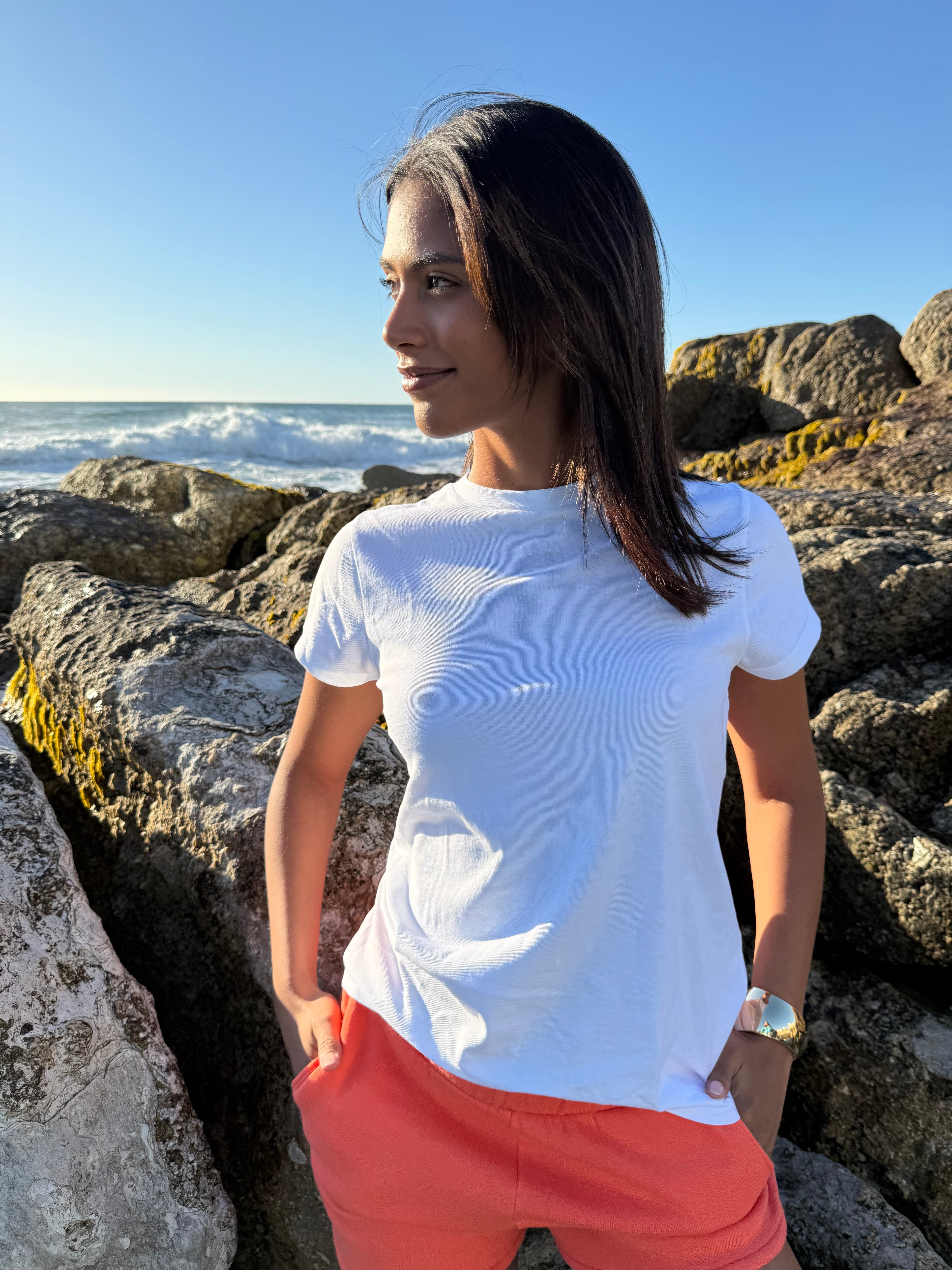 O-neck Shortsleeve White