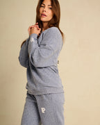 Basic Sweater Navy Melee