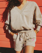 Sweatshorts brown melee