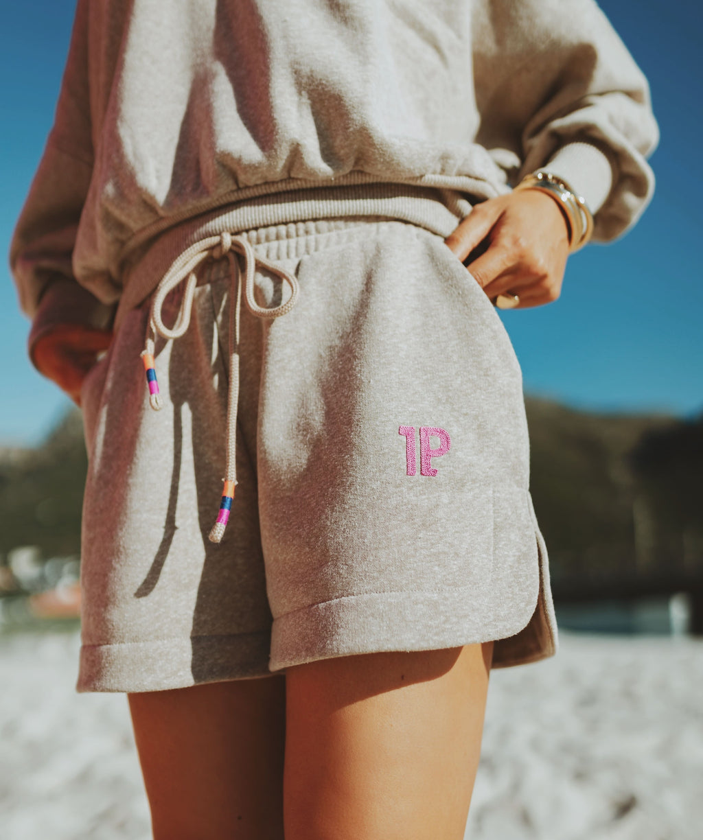 Sweatshorts brown melee